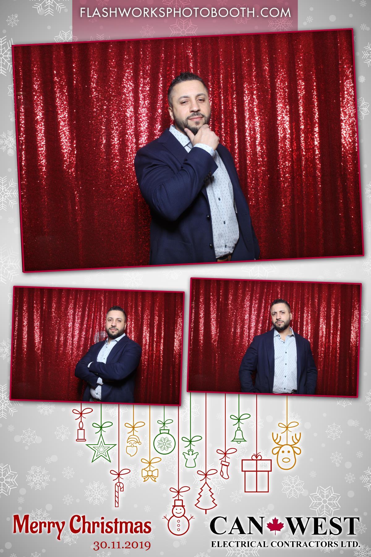 Can West Christmas Party | View more photos from the event at gallery.flashworksphotobooth.com/u/FlashworksPhotoboothInc/Can-West-Christmas-Party